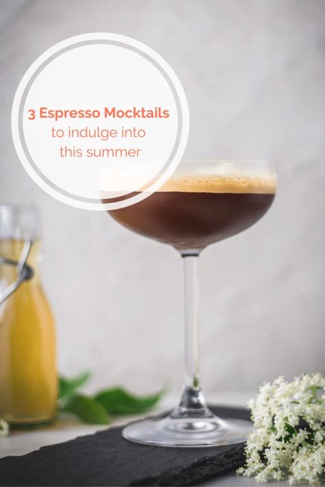 Summer Espresso Mocktails Mel's Coffee Travels Coffee Mocktail Non Alcoholic, Espresso Mocktail Recipe, Espresso Mocktini, Coffee Mocktail Recipe, Nutella Coffee, Mixology Recipes, Homemade Strawberry Sauce, Coffee With Alcohol, Speciality Coffee Shop