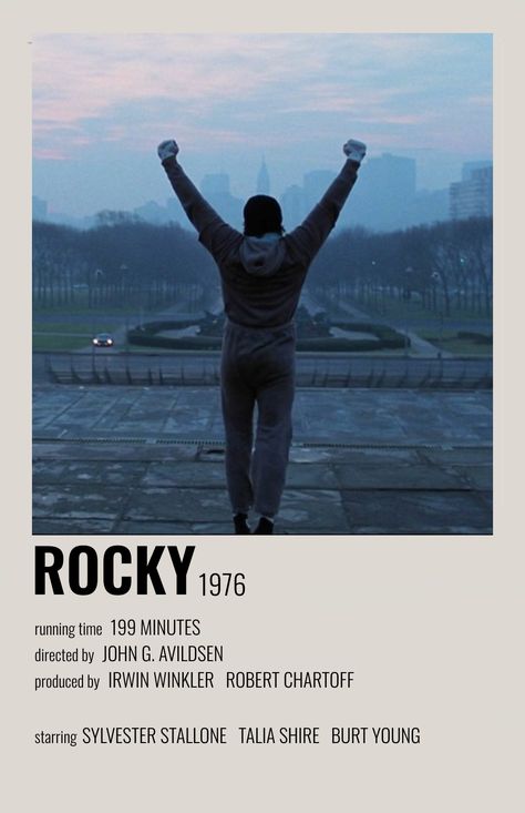 Rocky 1976, Rocky Poster, Rocky Film, Iconic Movie Posters, Film Posters Minimalist, Minimalist Movie Poster, Movie Poster Wall, Rocky Balboa, Movie Posters Minimalist