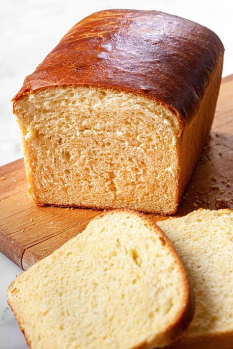 Amish White Bread Recipe, Amish White Bread, Breakfast Desserts, Brioche Loaf, Amish Bread, Buttermilk Bread, White Bread Recipe, No Rise Bread, Honey Wheat