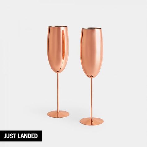 Cocktail Without Alcohol, Gold Champagne Glasses, Citrus Cocktail, Rose Gold Glasses, Gold Champagne Flutes, Rose Gold Kitchen, Cocktail Maker, Citrus Cocktails, Prosecco Cocktails