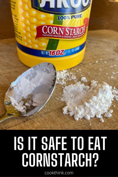 Eating Cornstarch, Cornstarch Chunks, Cornstarch Chunks Eating, Cornstarch Eating, Science Experiments With Corn Starch, How To Thicken Soup With Cornstarch, How To Make Cornstarch, Diy Cornstarch, Corn Starch And Conditioner