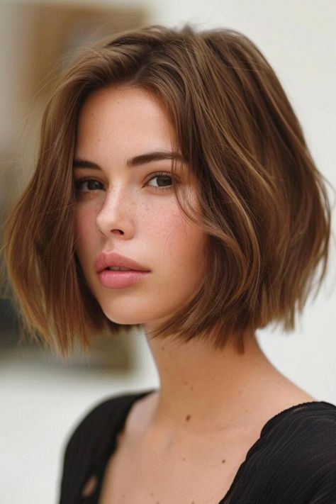 Enhance your fine hair with these 24 bob haircuts, each crafted to give you a fuller, more textured style that�s both easy to manage and stylish. Bob Haircut Straight Hair, 2024 Haircuts, Dipped Hair, Bob Haircuts For Fine Hair, Chic Bob, Best Bob Haircuts, Bob Haircut For Fine Hair, Short Hair Tutorial, Haircuts Straight Hair