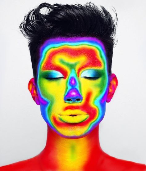 616.3k Likes, 14.4k Comments - James Charles (@jamescharles) on Instagram: “THERMAL🔥 weathermen all around the nation are shaking lmao ____ #makeupforever flash palette…” Makeup Zombie, Charles James, Special Effects Makeup, Sfx Makeup, James Charles, Eye Makeup Art, Body Makeup, Luz Natural, Makeup Forever