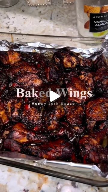 Jamaicans A Yaad & Abroad 🇯🇲 on Instagram: "Honey Jerk wings for the win! 🍯🍗🔥
📽: Reposted from @l.y.s.s__ @houseofjean_ 
.
.
. 
#cook #cookwithme #foodie #wing #wings #chickenrecipes #chicken #cooking #cookingathome #reelsvideo #reelsviral #reelsinsta #fypシ #jerk #jerkchicken #newyork #cookingcontent #contentcreator #foodie #foodstagram #foodheaven #foodlovers #jamaicanjerk #foodnetwork #trendingreels #fyp #explorepage #viralreels #chickenwings #yummy" Baked Lemon Pepper Chicken, Chefs Recipes, Big Family Meals, Baked Wings, Chicken Cooking, Healthy Drinks Recipes, Jamaican Recipes, Family Cooking, Chicken Dishes Recipes