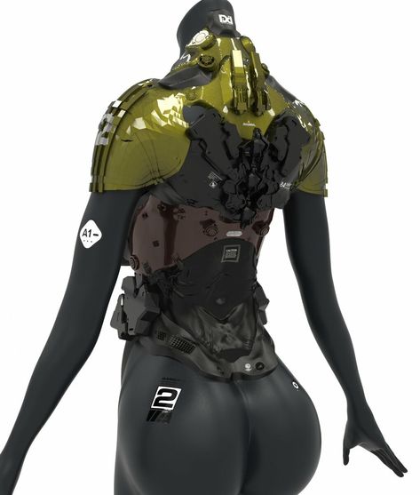 Mech Images 201907 by Milpix Robot Design Sketch, Futuristic Armour, Cyberpunk Girl, Arte Robot, Cyberpunk Fashion, Cyberpunk Character, Suit Of Armor, Space Suit, Robot Design