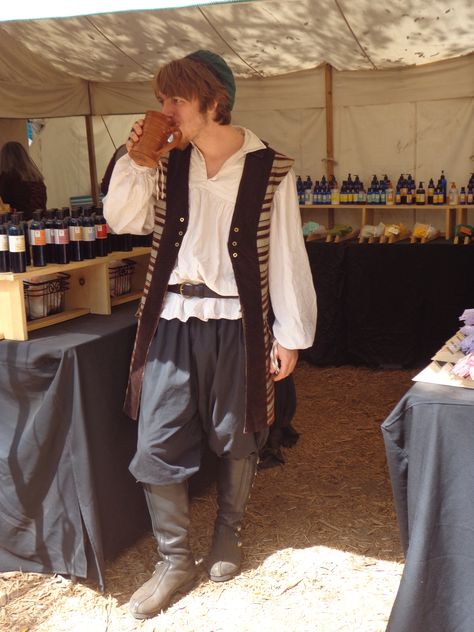 Renfest Costume Men, Mens Renisance Fair Outfit, Ren Faire Vest Men, Mens Ren Faire Outfit Elf, Renfest Outfit Men, Men's Ren Faire Costume, Renassiance Fair Outfits Men, Easy Mens Ren Faire Costume, Bard Ren Faire