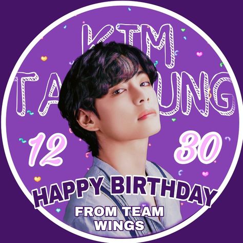 Taehyung Birthday Edit Picture, Taehyung Birthday Picture, Kim Taehyung Birthday Photo, Taehyung Birthday Edit, Taehyung Birthday, Cosplay Sakura, Bts Birthday, Bts Happy Birthday, Bts V Photos