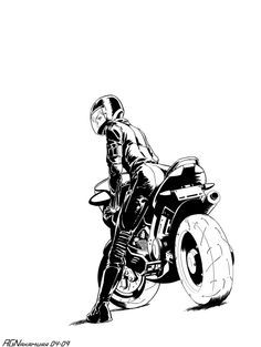 Bike Girl Inks by AGNakamura on deviantART Motorcycle Tattoos, Motorcycle Drawing, Bike Drawing, Motorcycle Illustration, Bike Girl, Biker Art, Digital Ink, Motorcycle Art, Bikes Girl