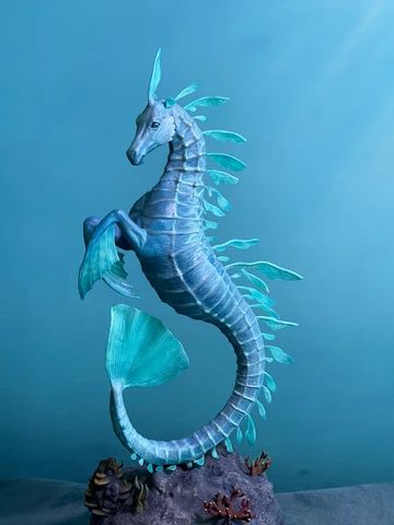 Mythical Water Creatures, Rachel Ruysch, Seahorse Sculpture, Mythical Sea Creatures, Android Jones, Flowers And Feathers, Shell Mermaid, Sea Creatures Art, Seahorse Art