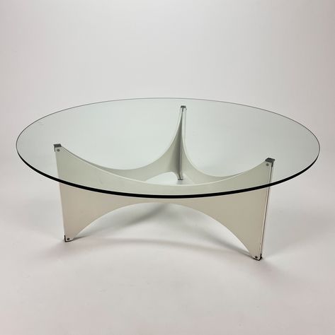 Listed on VNTG.com: TZ75 Coffeetable by Werner Blaser for 't Spectrum, 1960s | #vntg #vintage Balcony Coffee Table, Plywood Table, White Laminate, Japanese Architecture, Coffee Table Design, Space Age, Market Design, Table Desk, Table Design