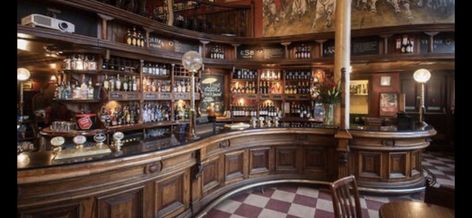 Irish Pub Decor, Victorian Bar, Pub Interior, Bar In Casa, Pub Design, Home Pub, British Pub, Old Pub, London Pubs