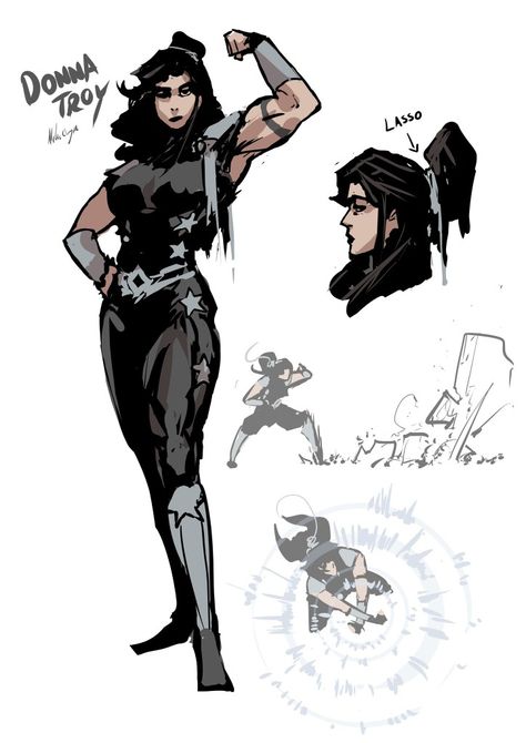 Oc Suit Female, Goth Superhero, Dc Oc Character Design, Superhero Oc Female, Hero Oc Character Design, Heroic Poses Reference, Nikola Cizmesija, Female Superhero Character Design, Superhero Oc Character Design