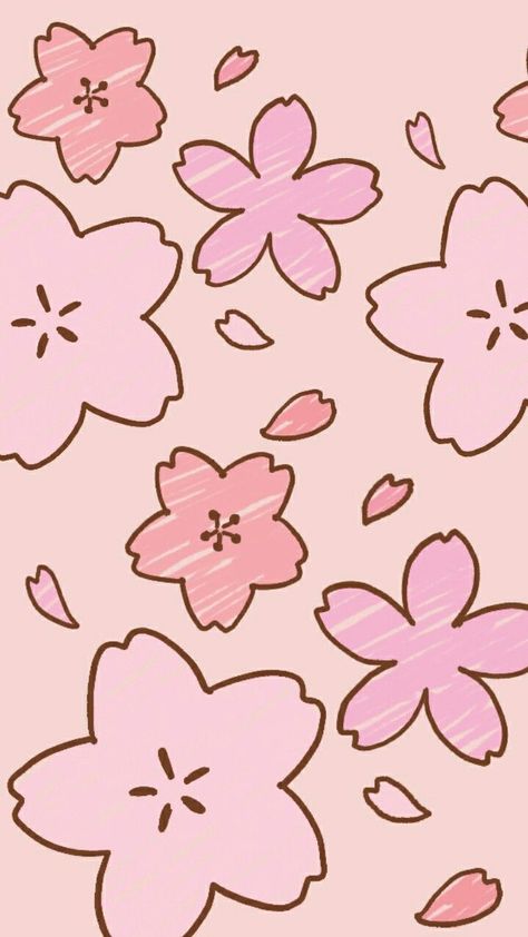 Pink Drawing, Aesthetic Wallpaper Iphone, Sakura Flower, Wallpapers Images, Flower Background Wallpaper, Cool Wallpapers Art, Flower Phone Wallpaper, Pretty Wallpaper Iphone, Wallpapers Backgrounds