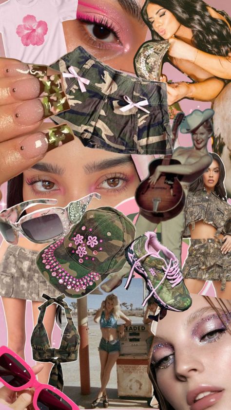 Y2k Style, Spring Fashion, Camo, Clothes