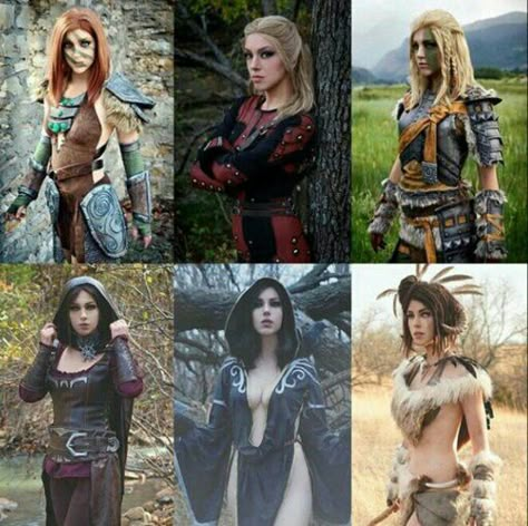 Skyrim Cosplay Female, Skyrim Outfits Female, Skyrim Character Design, Skyrim Outfits, Skyrim Costume, Skyrim Characters, Skyrim Game, Skyrim Cosplay, Skyrim Funny