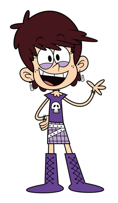 The Loud House Luna, Luna Loud, Tumblr Cartoon, Lynn Loud, The Loud House Fanart, Loud House Characters, The Loud House, Loud House, Pinturas Disney