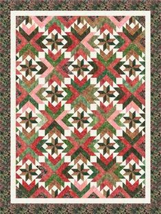 Winter Solstice Quilt, Solstice Quilt, Cozy Quilt Designs, Quilting Fashion, Pieced Quilts, Quilt Fabric Collections, Cozy Quilts, Jellyroll Quilts, Fall Quilts