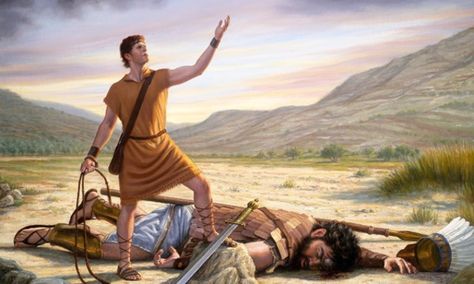 David kills Goliath David Kills Goliath, David Bible, Psalm 133, Bible Photos, Jesus Christ Painting, Christian Backgrounds, Meaningful Pictures, Church Pictures, David And Goliath