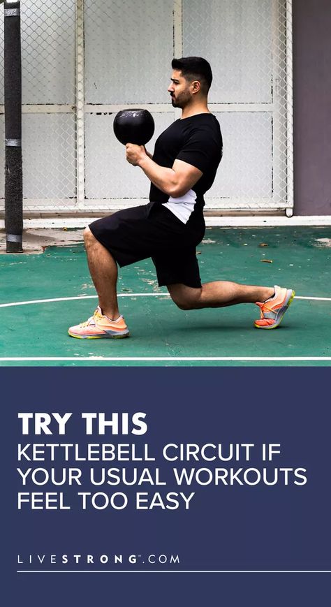 Try This Advanced, Fat-Burning Kettlebell Circuit Workout | Livestrong.com Kettlebell Circuit Workout, Hiit Workouts For Men, Kettle Bell Workouts, Best Kettlebell Exercises, Full Body Kettlebell, Full Body Kettlebell Workout, Kettlebell Cardio, Kettlebell Circuit, Kettle Bells