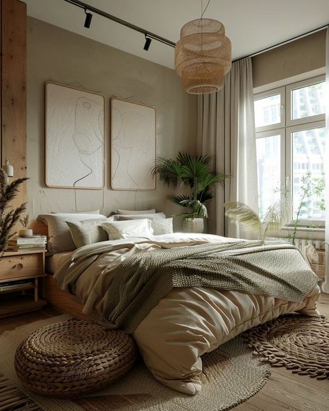 Cozy bedroom Comfortable Apartment Aesthetic, Cozy Womens Bedroom, Ideas For Small Rooms Bedroom, Warm Bedroom Aesthetic, Bedroom Staging, Vintage Apartment Decor, Cozy Flat, 30 Aesthetic, Dc Apartment