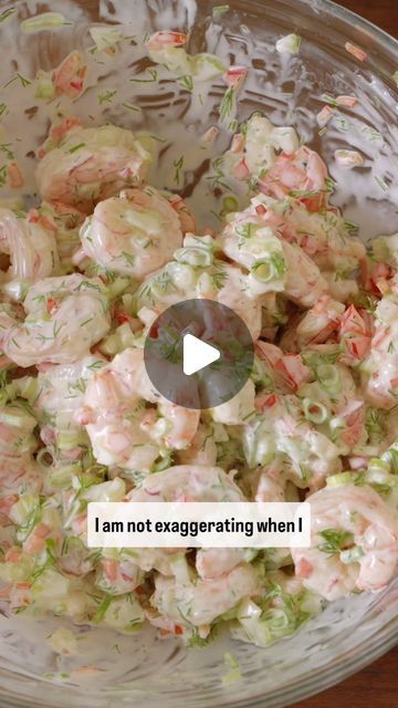 Joanne Siviter Gallagher on Instagram: "“I followed this recipe to a T and have to say it’s the most amazing shrimp salad ever. Family loved it also and now it’s a must have at our family get togethers. I wish i could give it more than five stars.” 🌟🌟🌟🌟🌟

Full written recipe linked in bio (@inspiredtaste)!!! Or Google “inspired taste shrimp salad”

What You Need:
1 pound poached shrimp, recipe on the blog
1/2 cup finely diced red bell pepper (Half of a large pepper)
1/2 cup finely diced celery (1 large stalk)
1/2 cup thinly sliced green onion (3 to 4)
1/2 cup (100 grams) mayonnaise, try homemade mayo
2 tablespoons fresh lemon juice
1/4 cup roughly chopped fresh dill
1/4 teaspoon fine sea salt
4 twists of pepper grinder

#salads #shrimpsalad #saladsofinstagram #easyrecipes #recipes" Poached Shrimp, Inspired Taste, Shrimp Salad Recipes, Homemade Mayo, Seafood Salad, Easy Shrimp, Shrimp Dishes, Shrimp Recipe, Shrimp Salad