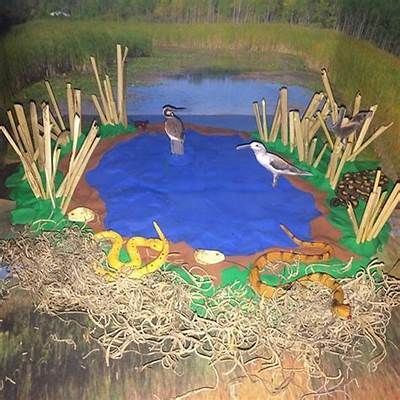 biome diorama wetland - Yahoo Search Results Freshwater Diorama, Grasslands Diorama, Wetlands Diorama, Wetland Diorama, Biome Diorama, Wetland Biome, Shoe Box Diorama, Biomes Project, Ecosystems Projects