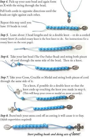 Sacrifice Beads, Rosary Making, Catholic Crafts, Religious Crafts, Christian Crafts, Faith Formation, Catholic Kids, Craft Kids, Rosary Bracelet