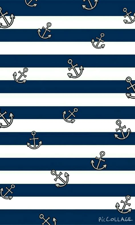 Seaman Wallpaper, Marine Background, Nautical Background, Anchor Wallpaper, Nautical Birthday Party, Cruise Scrapbook, Coastal Wallpaper, Ahoy Its A Boy, Bling Wallpaper