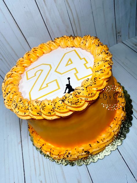 When it’s your Kobe year & you love orange! Kobe Birthday Cake, Kobe Year Cake, Kobe Year Birthday Photoshoot, Kobe Year Birthday Ideas, Kobe Bryant Birthday, 23 Bday, Jordan Year, Basketball Theme Birthday, Birthday Behavior