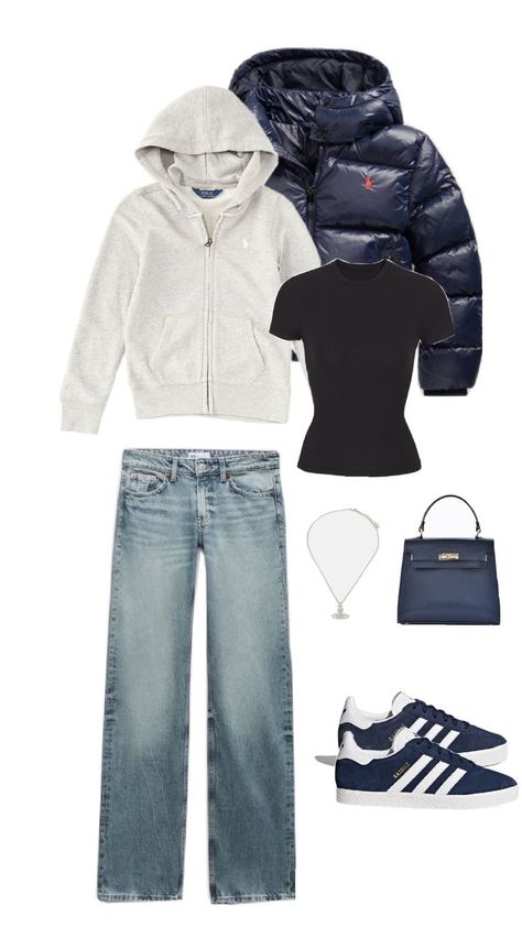 Gilet Outfit, Wardrobe, Blue