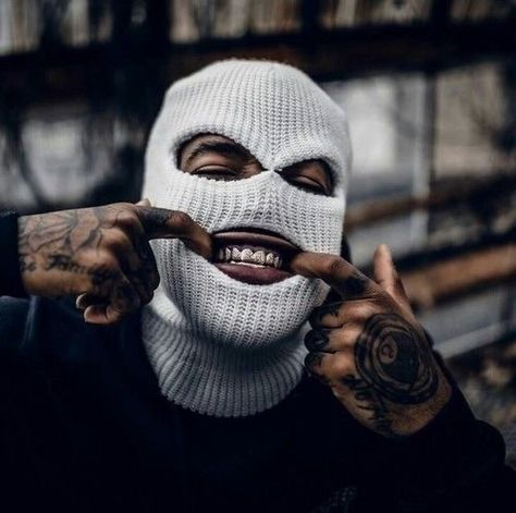 Ski Mask, Mask, White