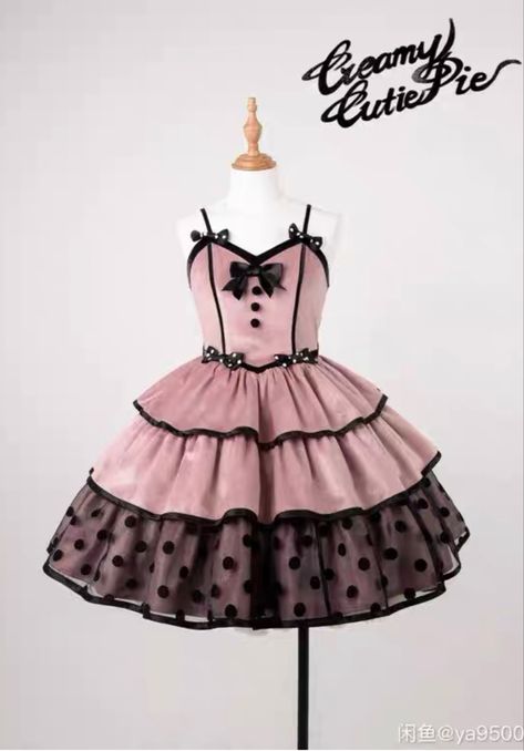 Pink Vampire Outfit, Pastel Goth Dress, Draculaura Aesthetic, Sweet Outfits, Kawaii Outfit Ideas, Blackpink Outfits, Create Brand, Pastel Goth Fashion, Goth Dress