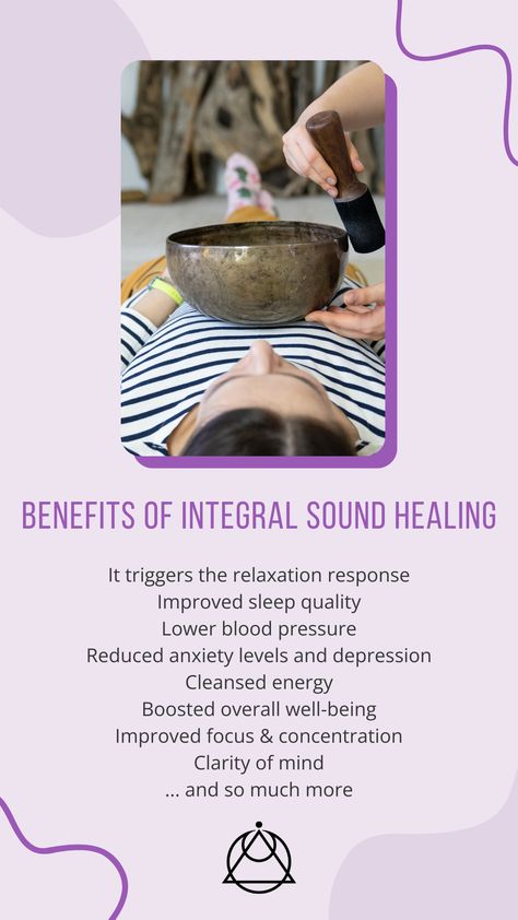 The benefits of Integral Sound Healing Sound Vibration Healing, Benefits Of Sound Healing, Sound Bowls Healing Benefits, Sound Healing Benefits, Sound Therapy Healing, Sound Bath Benefits, Soundbath Healing, Sound Healing Quotes, Sound Healing Room