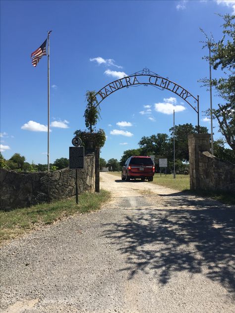 Bandera Cemetery, Bandera, Texas Bandera Texas, My Ancestors, Cemetery, Texas, Road