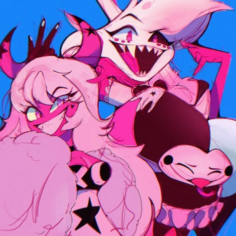 Verosika, Helluva boss, Angel Dust, Fizzarolli, Blue, Hazbin Hotel, Fanart Verosika Mayday Fanart, Mayday Fanart, Boss Picture, Hazbin Hotel Helluva Boss, Verosika Mayday, Cod Zombies, Boss Wallpaper, Pinturas Disney, Cartoon Crossovers