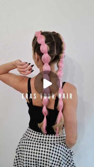 Braid In Hair Extensions Hairstyles, Simple Festival Hair, Rave Hairstyles Long, Rave Braids Festival Hair, Easy Festival Hair, Edc Hair, Festival Hair Tutorial, Festival Hair Extensions, Festival Hair Braids