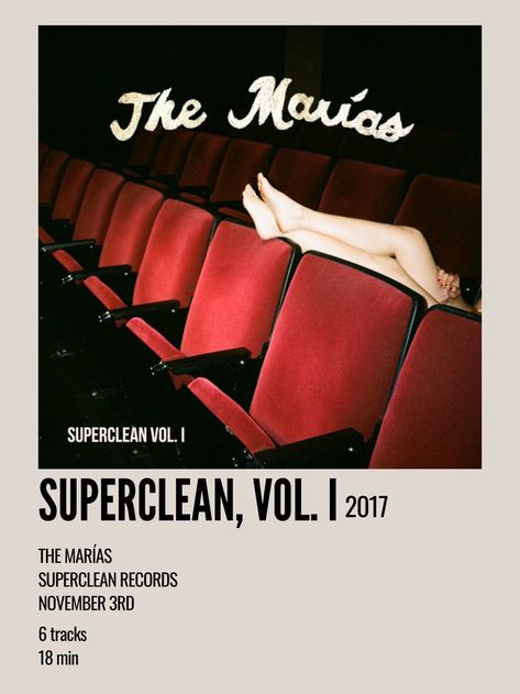 The Marias Aesthetic, The Marias, Alt Posters, Minimalist Polaroid Poster, Polaroid Album, Aesthetic Polaroid, The Marías, Minimalist Music, Mini Polaroid