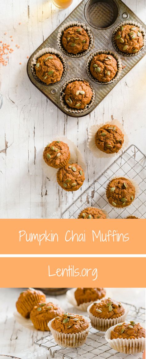 Red Lentil Dessert, Red Lentil Muffins, Lentil Chocolate Muffins, Lentil Pumpkin Muffins, Lentil Banana Muffins, Chai Spiced Pumpkin Muffins, Lentil Muffins, Lentil Dessert, Banquet Meals