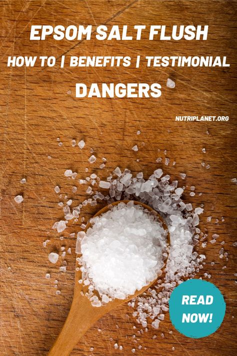 Learn what is Epsom salt aka magnesium sulphate, how to use Epsom salt as a laxative, the dangers associated with Epsom salt flush, natural laxatives for constipation as well as laxative foods, and my own brutally honest Epsom salt flush testimonial. Epsom Salt Flush Drink, Epsom Salt Laxitive Diy, Epsom Salt Laxitive, Natural Laxitive Remedies, Epsom Salt For Constipation, Natural Laxitive, Salt Flush, Salt Water Cleanse, Drinks For Constipation