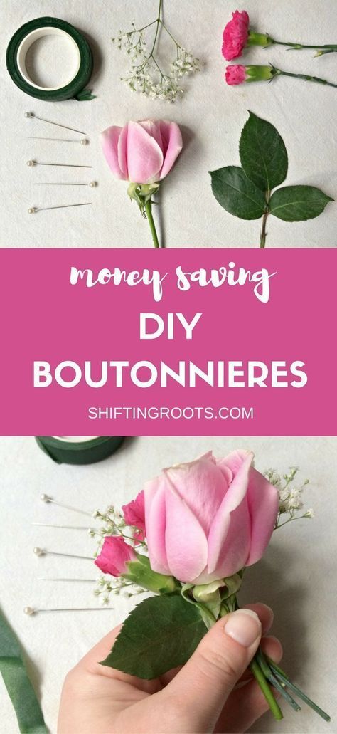 Planning a wedding or special event this summer? Save money of your flower budget and make your own DIY boutonnieres. Perfect for groomsmen, family, and even the bride's hair. #wedding #rusticwedding #diywedding #boutonnieres #frugalwedding #weddingflowers Diy Boutonnieres, Diy Boutonniere, Fresh Wedding Flowers, Frugal Wedding, Wedding Budget, Inexpensive Wedding Venues, Diy Wedding Flowers, Planning A Wedding, Wedding Diy