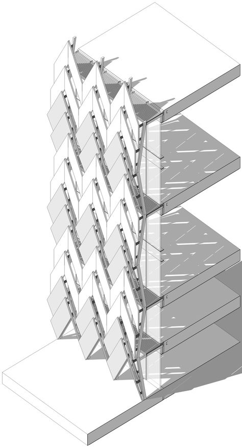 Hungarian Point Collaboration with NAMU Architects Facade Pattern Architecture, Kinetic Architecture, Facade Pattern, Architecture Design Presentation, Building Skin, Cladding Design, Concept Models Architecture, Facade Architecture Design, Architecture Design Drawing