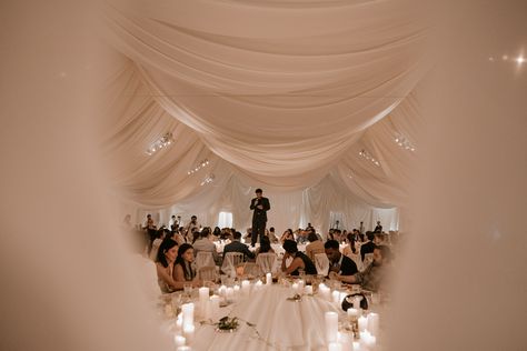 The Bride Wore a Three-Piece Gown for Her Surrealist Wedding at Her Family’s Sculpture Park in Amagansett https://www.vogue.com/slideshow/gaby-novogratz-and-zach-spohler-wedding#7 Surrealist Wedding, Drop Waist Gown, Central Park Weddings, Floral Chair, Runway Gowns, Champagne Bar, Spring Nights, Vogue Wedding, Circus Tent