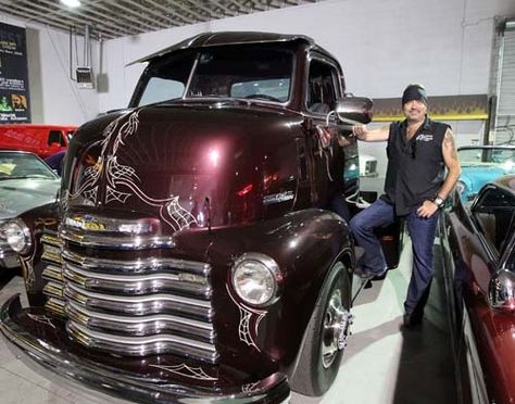 "Absolutely, I'm a wacko." Danny Koker isn't talking about some of the outrageous modifications he's overseen at his garage, Count's Kustoms. Or even his years as local B-movie host Count Cool Rider. Coe Trucks, Counting Cars, Tractor Trailers, Reality Tv Shows, Vintage Trucks, Classic Trucks, Cool Trucks, Old Trucks, Big Trucks