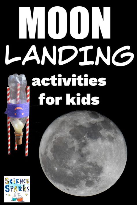 image of the moon and a homemade bottle rocket Moon Experiments For Kids, Moon Projects For Kids, Moon Science, Moon Activities, About Moon, Moon Orbit, Moon Projects, Moon Crafts, Light Activities