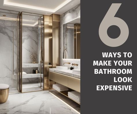 Dreaming of a bathroom that feels like a high-end spa? You don't need to break the bank to achieve that expensive look! From upgrading your fixtures to adding a touch of marble, we’ve got six easy ways to elevate your space and bring luxury to your home

 #LuxuryBathroom #HomeDecor #BathroomGoals #InteriorDesign #AffordableLuxury #BathroomMakeover #HomeUpgrades #ChicBathroom #ElegantLiving #BathroomRemodel #DIYHome #SpaBathroom #InteriorStyling #BathroomInspiration Expensive Look, Look Expensive, Bathroom Goals, Chic Bathrooms, Bathroom Spa, Elegant Living, Home Upgrades, Affordable Luxury, Bathroom Makeover