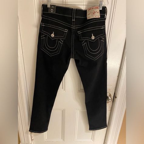 Ricky Super T true religion relaxed slim black jeans size W32 for men. True Religion Jeans, Christmas Wishlist, True Religion, Black Jeans, Jeans Size, For Men, Brand New, Christmas, Closet