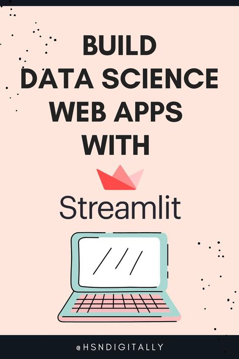 Streamlit is a web application framework for data science and machine learning. Streamlit provides many powerful tools that make it easy to build your apps with Python or R code. Follow the link to read more and check out a beginner-friendly tutorial Science Web, Data Science Learning, Web Application, Data Science, Web App, Machine Learning, Python, Science, Coding