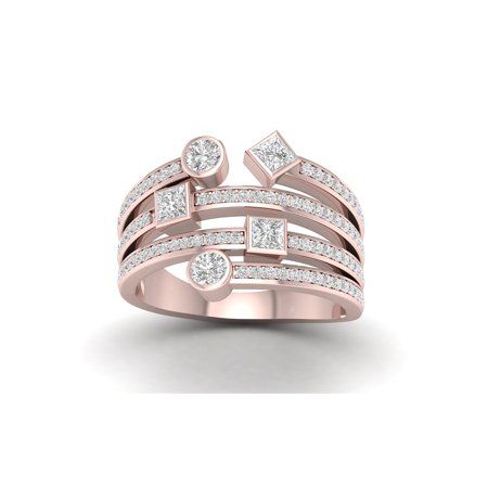 Unique Gold Rings, Diamond Ribbon, Rose Gold Fashion, Diamond Rings Design, Diamond Fashion Rings, Diamond Cocktail Rings, Ladies Diamond Rings, Unique Diamonds, Split Shank