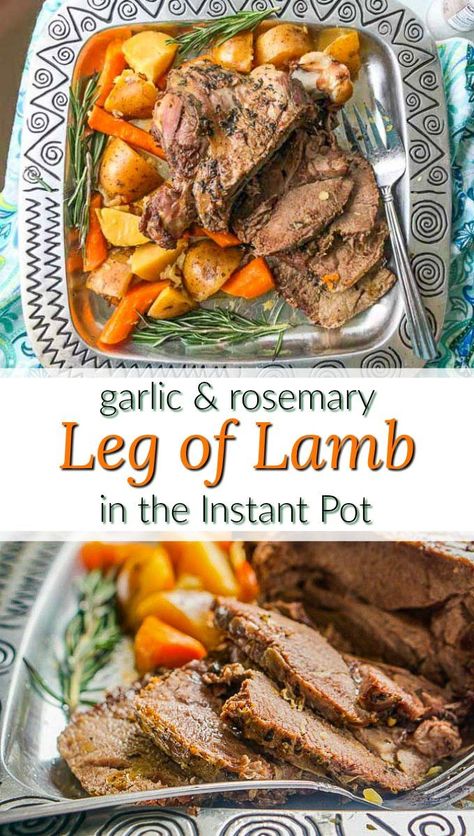 Cooking Leg Of Lamb, Slow Cooker Lamb Roast, Lamb Roast Dinner, Lamb Roast Recipe, Crockpot Pot Roast, Boneless Leg Of Lamb, Lamb Leg Recipes, Lamb Dinner, Slow Cooker Lamb