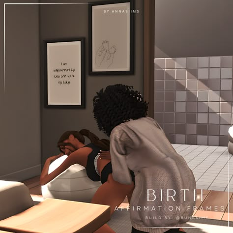 Birth Affirmation Frames | Patreon Sims 4 Maternity, One Direction Louis, Sims 4 Challenges, Birth Affirmations, Play Sims 4, Sims 4 Bedroom, Play Sims, Sims Games, Free Sims 4